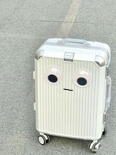 行李箱贴纸高级感女创意大眼睛垃圾桶冰箱贴家居装饰可爱搞怪立体