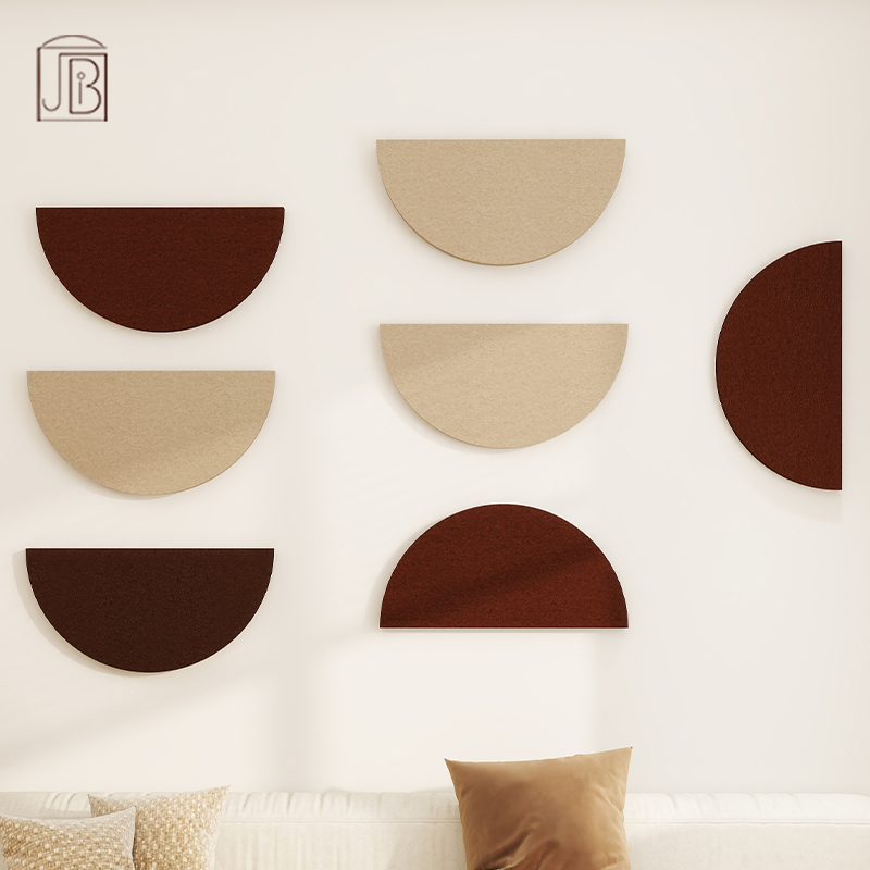 客厅墙上装饰画毛毡板展示墙沙发背景墙改造软木板免打孔毛毡墙贴