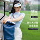 韩国高尔夫球服女装夏季速干短袖上衣golf网球防走光运动短裙套装