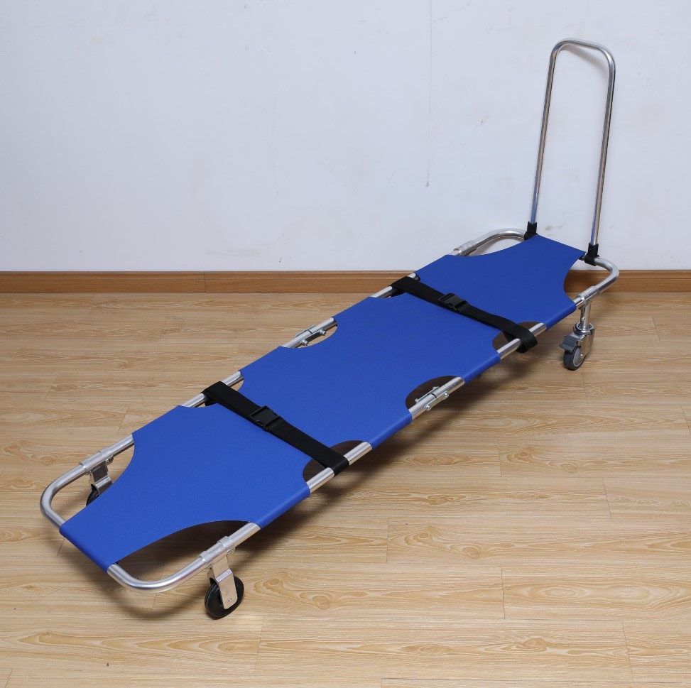 加厚铝合金折叠担架医院家用病人急救担架床医院120救护车担架