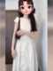 ICICLE之禾专柜代购白色短袖连衣裙女2024新款法式高级感气质长裙