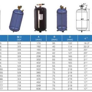 派尔克立式储液器 PKC-1677 16L 汽液分离器热泵空气能 贮液罐