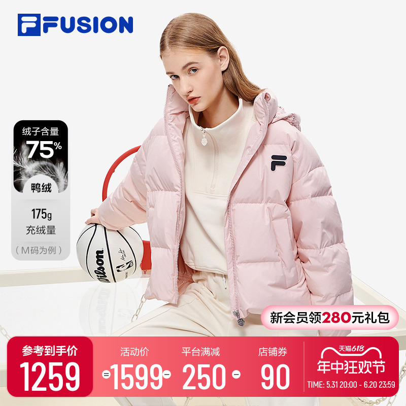 FILA FUSION斐乐潮牌羽绒