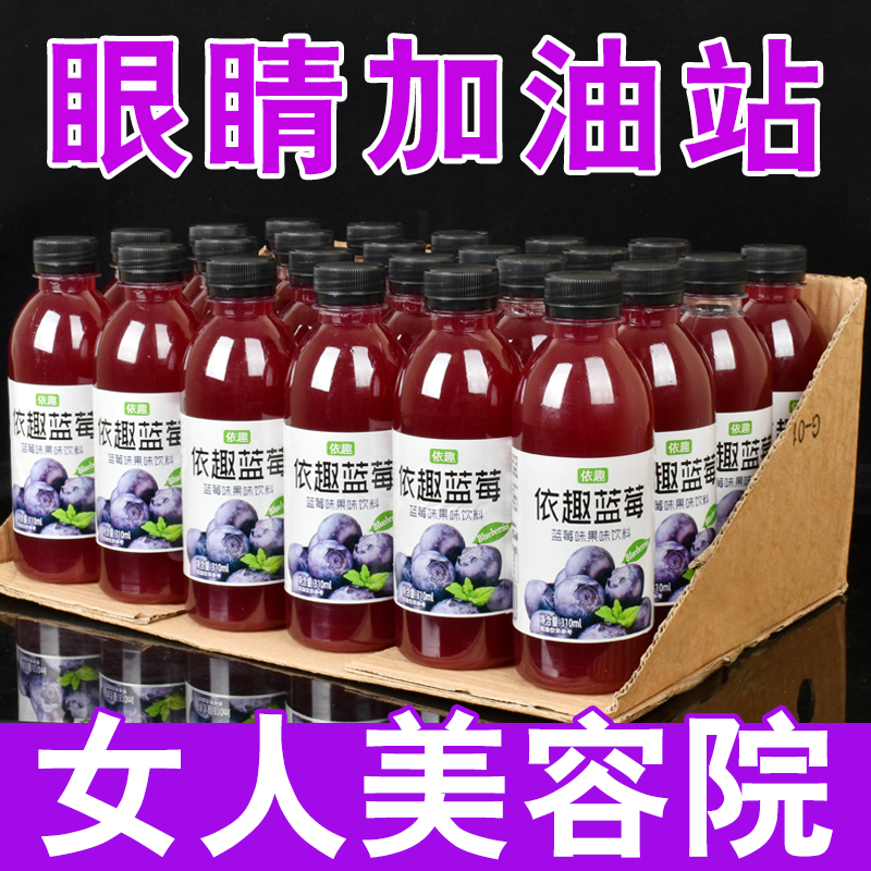 新品蓝莓汁果味饮料310ml*15