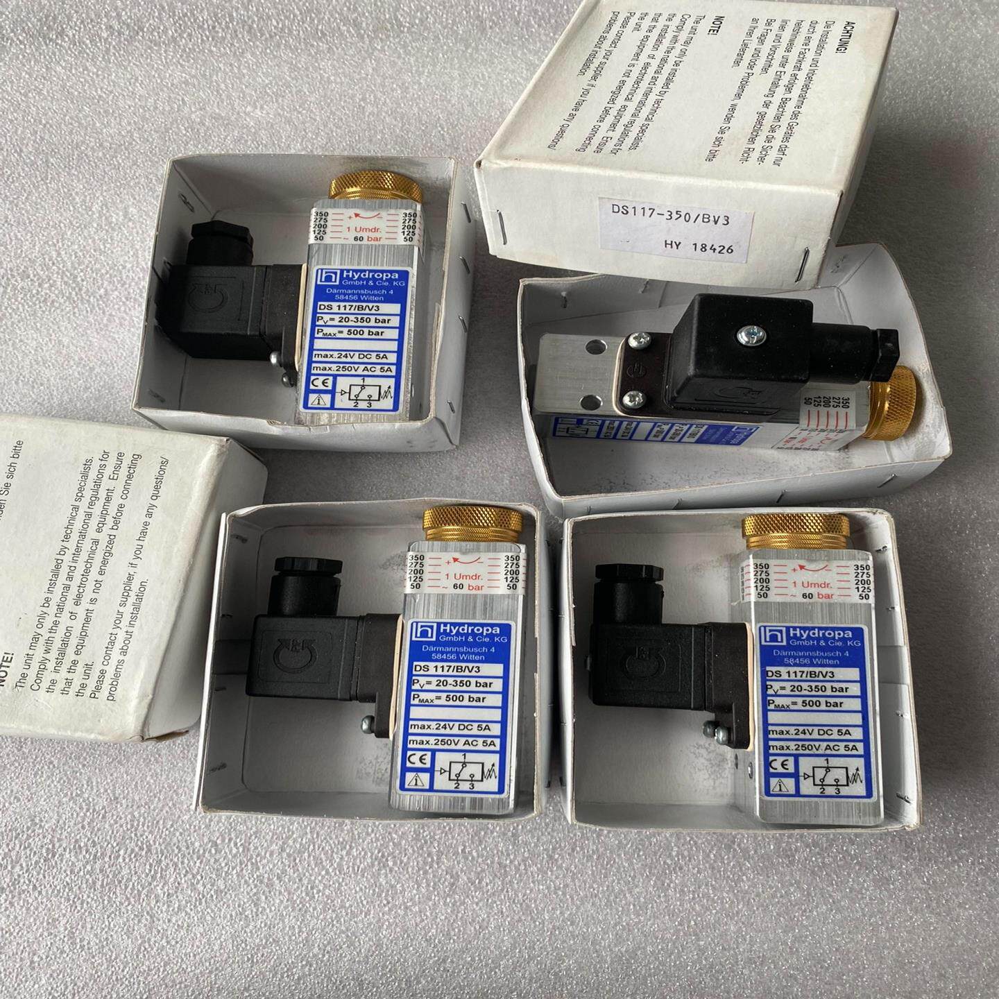 hydropa压力继电器ds117/b/v3