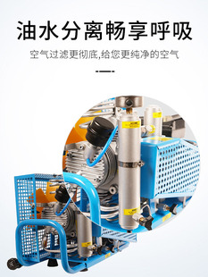 潜水空气呼吸器高压充气泵30mpa气瓶打气机正压式消防压缩机20mpa