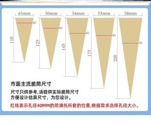 冰淇淋脆筒纸托网红热奶宝甜筒脆筒防滴漏托蛋托纸卡纸套卡通定制