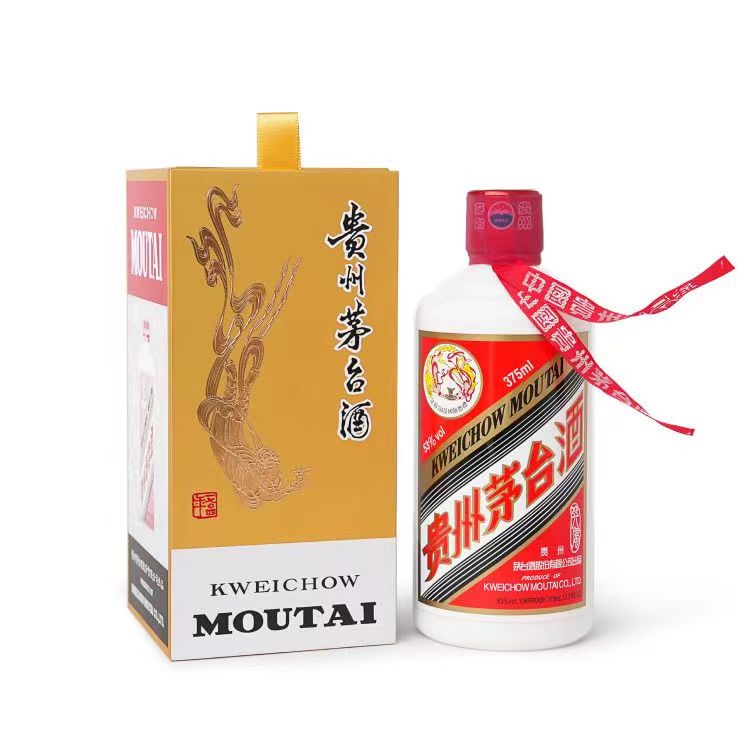 【直播】贵州茅台酒飞天巽风版53度酱香型白酒375ml年份随机