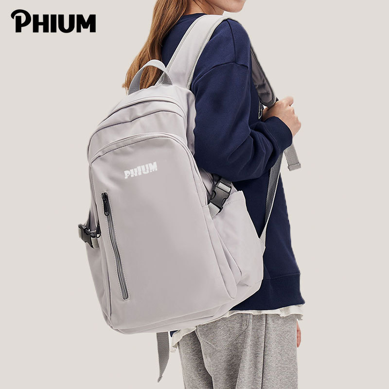 PHIUM® 新品 双肩包女美式高中生大学生大容量书包旅行电脑背包