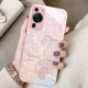 适用华为Pura70ultra/pro+手机壳p70art新款唯美p60art炫彩钻石小熊p50e颜值40pro+玻璃p40lite创意p30手机套