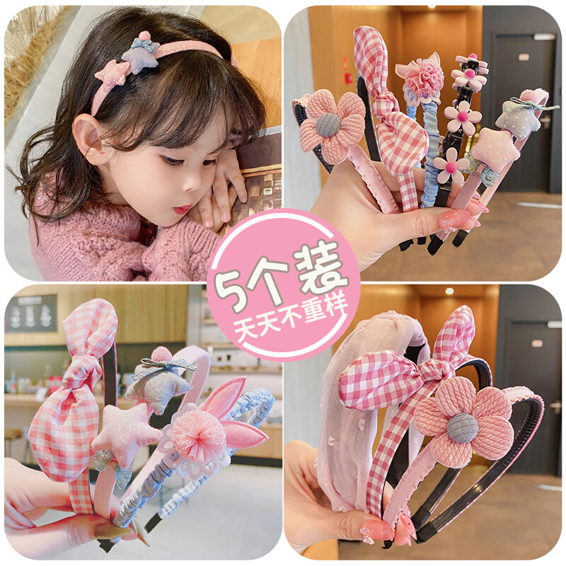 发卡发箍女儿童韩国不伤头小女孩网红2022年新款可爱中大童头箍