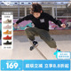 pony童鞋儿童skate滑板鞋25年春夏新款网孔透气运动板鞋舒适耐磨