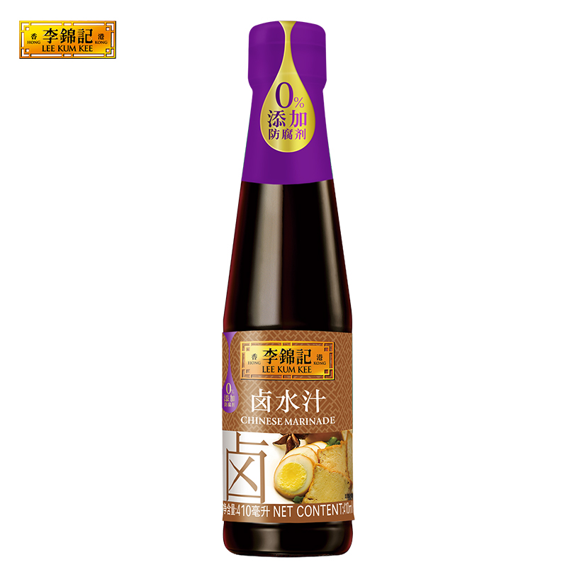 李锦记卤水汁410ml*1瓶秘制卤料 家用 卤荤菜素五香卤水豆腐 正品