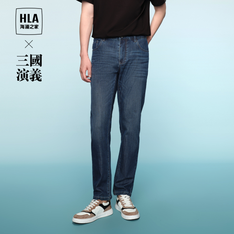 HLA/海澜之家三国演义牛仔裤23