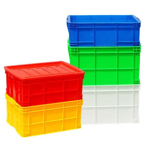 周转箱塑料特大号加厚长方形养鱼养龟箱带盖胶箱物料框储物收纳盒
