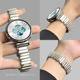 适用华为手表GT5表带女款watch gt4/GT5pro不规则金属表带GT3/GT2运动夏天透气watch3/4pro表链荣耀magic表带