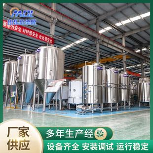 供应中型啤酒发酵设备酒酿造设备蒸馏设备水果酒发酵设备