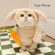猫咪专用小衣服变装兔兔宠物搞怪跳直立衣带胡萝卜可爱同款衣服