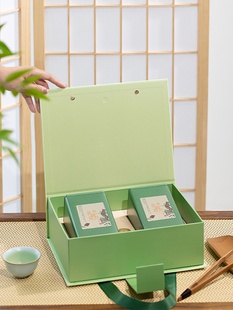 茶叶礼盒空盒包装盒高档通用明前龙井信阳毛尖崂山绿茶半斤装送礼