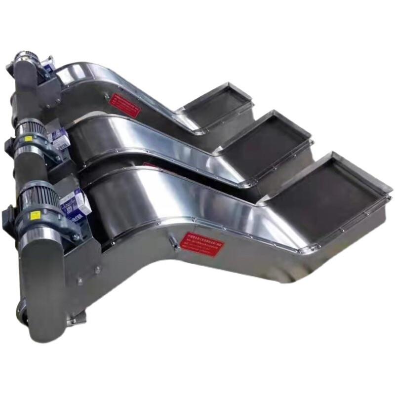 磁性排屑机车床废料输送排削器加工中心自动螺旋式刮板输送机