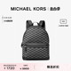 MICHAEL KORS 奥莱 Cooper 男士老花通勤双肩包背包