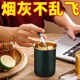 防飞灰烟灰缸不锈钢家用带盖高档漏斗办公室烟缸个性防风时尚烟盅