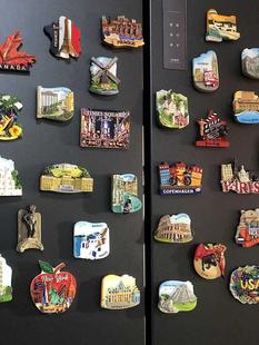 3D立体世界各国各地冰箱贴磁贴城市旅行欧洲国家旅游纪念品创意