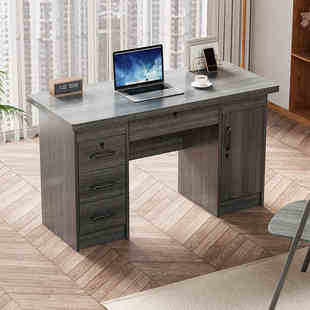 全实木生态板书桌学生电脑桌 家用木桌子写字台带抽屉1.2米办公桌