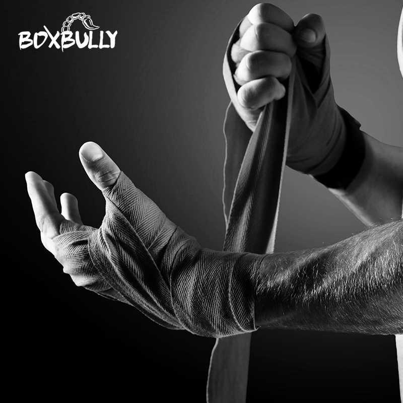 【正品】BOXBULLY3米5米拳击绷带男女拳击绑带散打拳套缠手带微弹