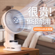 桌面充电电风扇2025新款户外超长续航夹子式小型大风力强夹车载静音学生宿舍空调办公室卧室usb便携宠物风扇