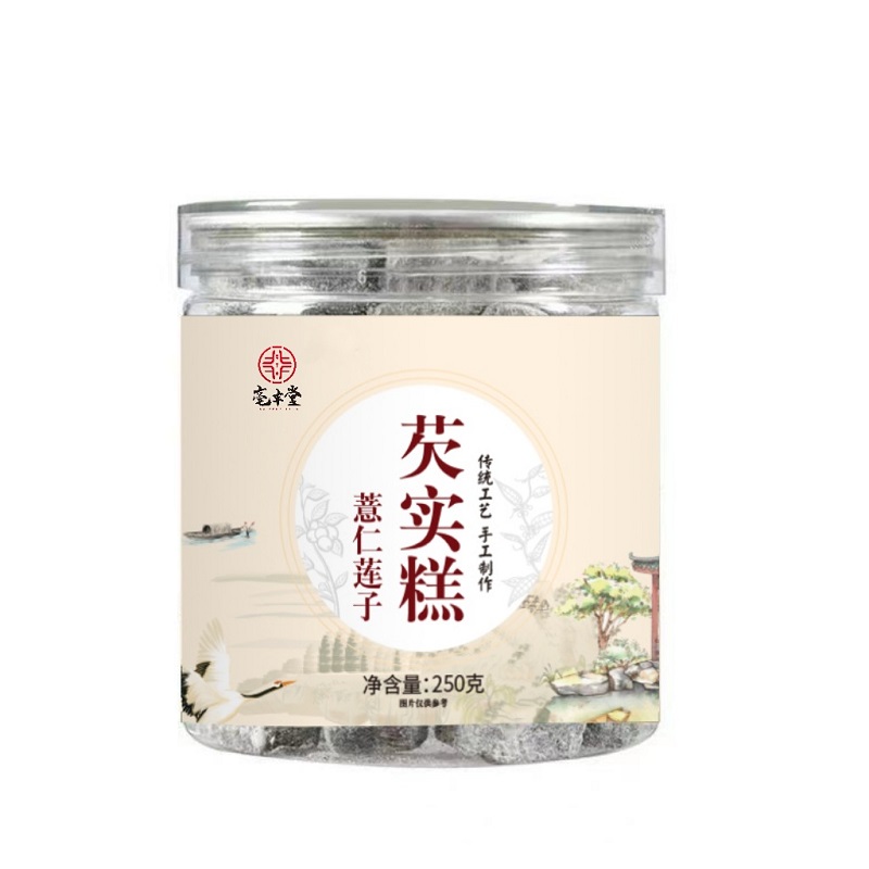 亳丰堂薏仁莲子芡实糕250g薏苡仁赤小豆茯苓山药芡实黑豆黑芝麻