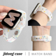 适用iwatch10表带苹果S10手表applewatch9果冻白彩点洞洞9女S8新款S7腕带8硅胶SE透气7小众S6创意ultra男款软