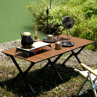 户外折叠椅子桌子一体桌露营桌子便携式野餐桌椅野营装备椅桌套装