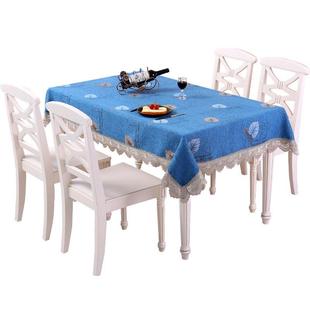 桌布布艺北欧高级感轻奢网红ins风餐桌布长方形茶几台布现代简约