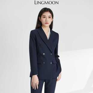 LINGMOON绫月2024年新款职业套装西服女外套女士办公面试西服西装