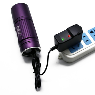 3.5钓鱼灯充电器夜钓3.6V蓝光灯锂电池智能直充手电筒通用配件