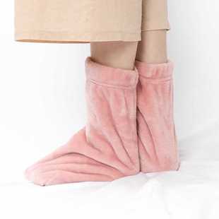 秋冬季保暖护脚袜套宽松睡眠袜女睡觉穿的袜子珊瑚绒暖脚睡袜脚套
