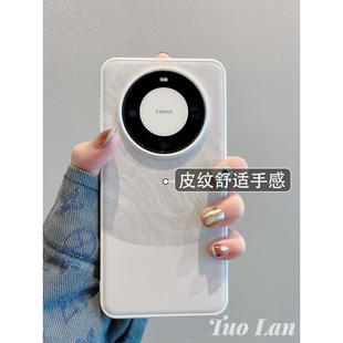 拓岚 适用华为mate60pro+手机壳情侣高级感新款紫色闪粉大理石磨砂mate60/40/50pro网红全包防摔保护硬壳女款