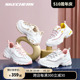 Skechers斯凯奇老爹鞋女2024夏新款官方旗舰店撞色增高休闲运动鞋