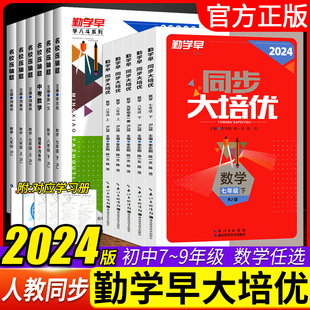 2024新版勤学早同步大培优七八九年级中考数学专题复习 全国通用初中初一二三789年级上下册数学名校压轴题尖子生大培优强化训练