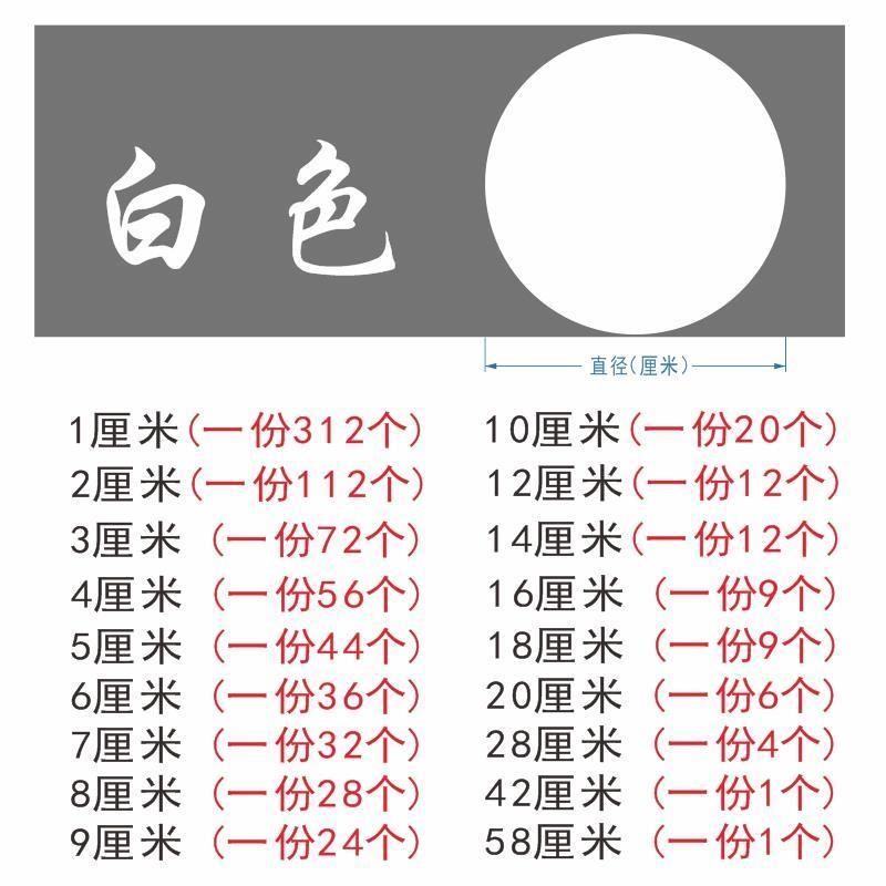 防水圆形贴纸墙贴圆圈幼儿园站位贴定点贴家具贴装饰圆点堵孔