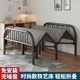 折叠床单人床家用简易床可折叠双人床出租屋木板床午休成人铁艺床