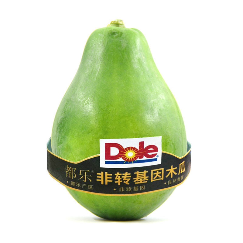 dole都乐非转基因菲律宾进口木瓜2只新鲜水果木瓜单果约410g