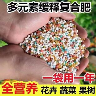 氮磷钾复合肥绿植花卉多肉缓释肥颗粒专用控释花肥料盆栽家用通用