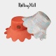 RollingMill原创设计波浪朵朵双面渔夫帽女露营防晒紫外线遮阳帽