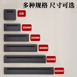 铝合金穿线盒长方形电脑办公桌线孔盖板桌面开孔装饰孔盖书桌孔洞