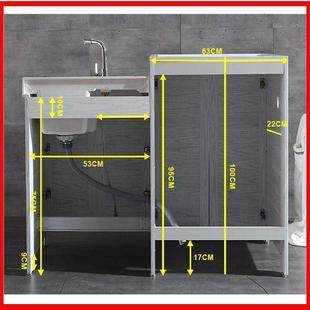 A8LM波轮洗衣柜太空铝阳台洗衣机柜伴侣一体柜带搓板组合翻盖切角