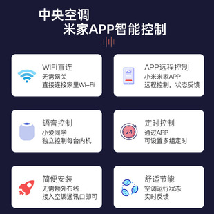 大金日立格力米家vrf中央空调控制器智能模块温控器远程面板网关