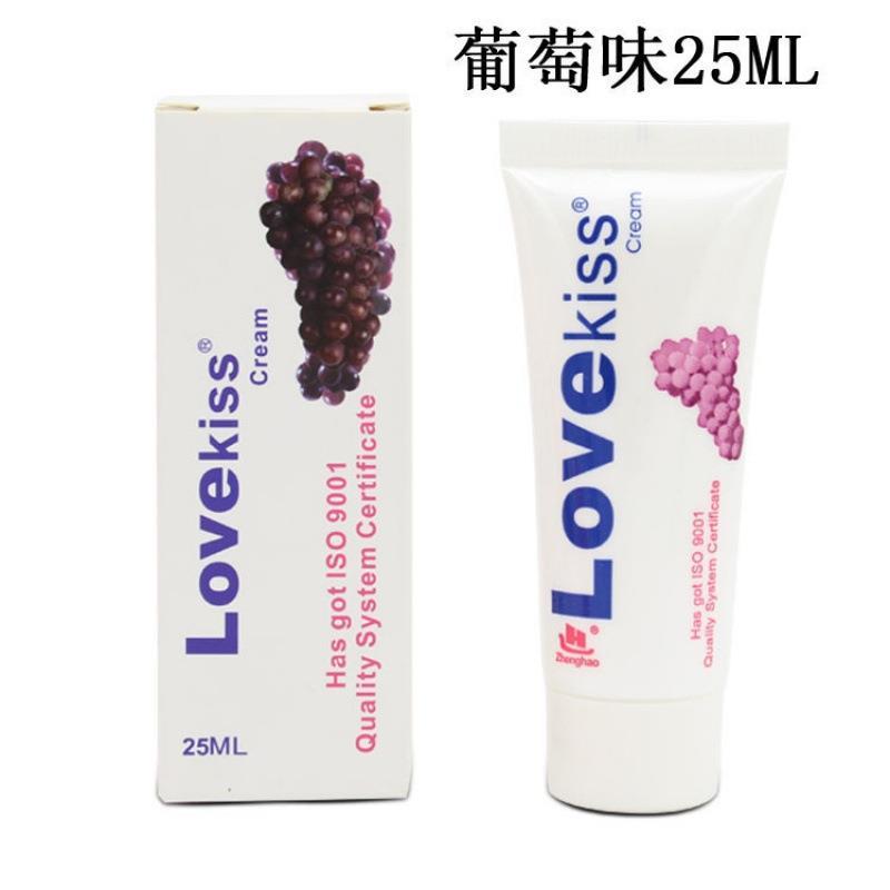 私密love kiss葡萄味润滑液水果味水溶性润滑剂 25ML成人用品解压