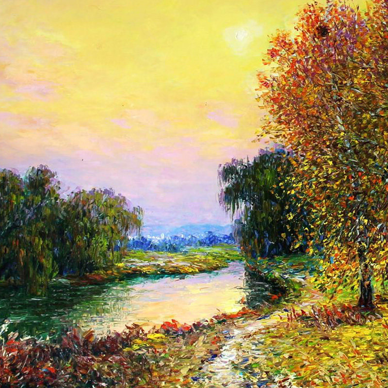 朝鲜功勋艺术家崔廷旭《红霞》